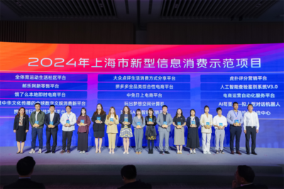 玩出夢想科技榮獲“2024年上海市新型信息消費示范項目”，助力上海技術服務升級